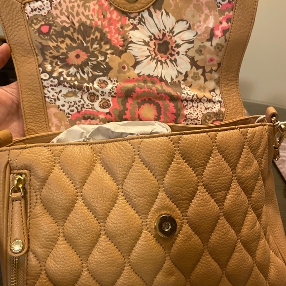 Vera Bradley Tan Quilted Shoulder Bag - Picture 6 of 7